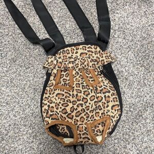 Leopard Print doggie 🐶 Backpack